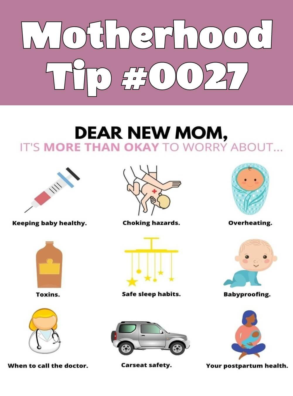 Parenting and Pregnancy Infographic | Motherhood Tip #0027